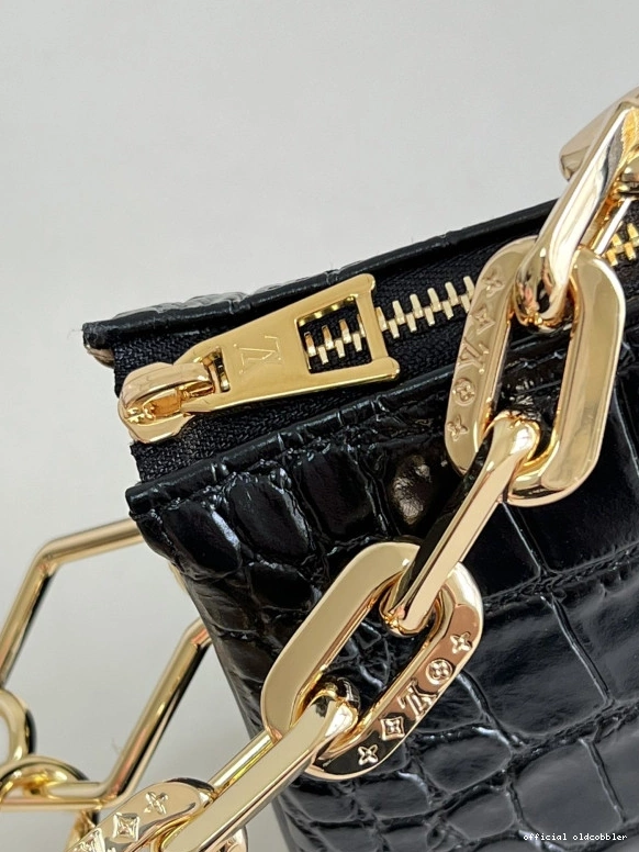 Official oldcobbler LOUIS COUSSIN PM-26*20*12cm VUITTON 0716